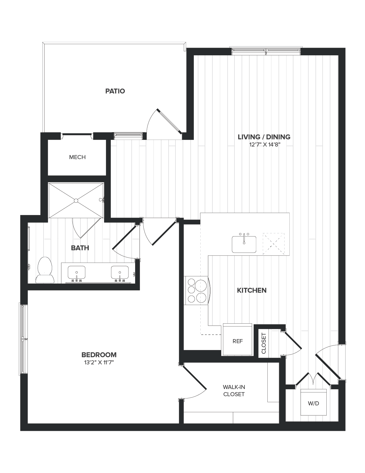 Floor Plan Image of Apartment Apt 08-102